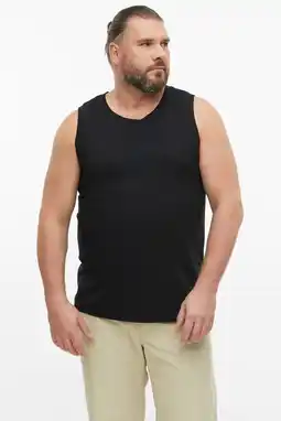 Wehkamp s.Oliver Big Size regular fit tanktop - zwart aanbieding