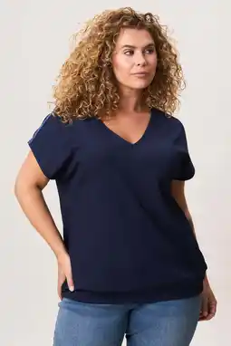 Wehkamp Miss Etam Plus top donkerblauw aanbieding