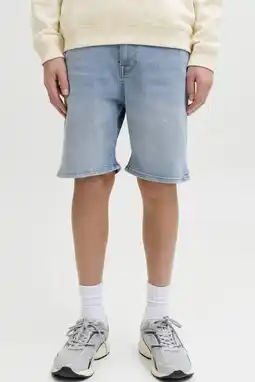 Wehkamp JACK & JONES JUNIOR regular denim short light blue denim aanbieding
