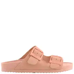 Wehkamp Colors of California suède slippers lichtroze aanbieding