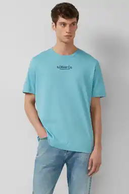 Wehkamp s.Oliver regular T-shirt blauw aanbieding