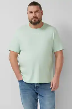 Wehkamp s.Oliver Big Size regular T-shirt lichtgroen aanbieding