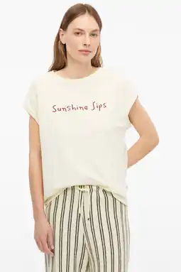 Wehkamp s.Oliver T-shirt ecru aanbieding