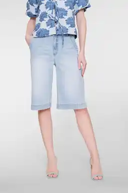 Wehkamp Geisha regularwaist broek light blue denim aanbieding