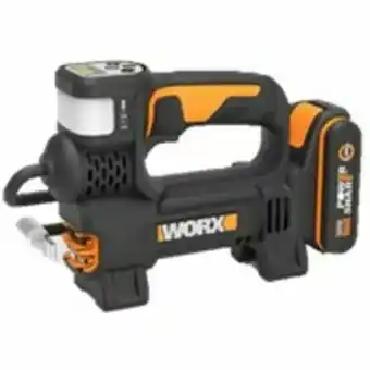 Praxis Worx draadloze compressor baretool 20V aanbieding