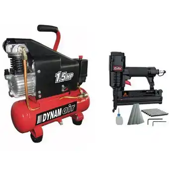 Praxis Criko compressor Dynam Air 6L + tacker aanbieding