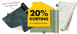 Bouwhof Voorrad behang aanbieding
