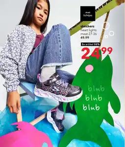 Scapino skechers heart lights aanbieding