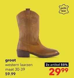Scapino groot western laarzen aanbieding
