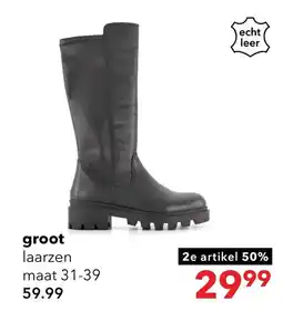 Scapino groot laarzen aanbieding