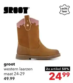 Scapino groot western laarzen aanbieding