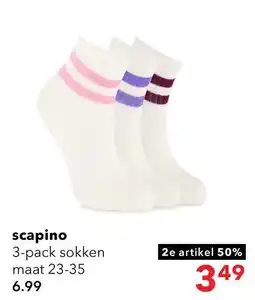 Scapino scapino 3-pack sokken aanbieding