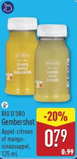 ALDI Rio d'oro Gembershot aanbieding