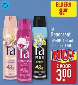 ALDI Fa Deodorant aanbieding