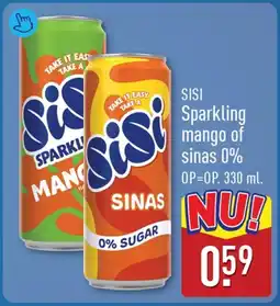 ALDI Sisi Sparkling mango of sinas 0% aanbieding