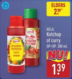 ALDI Hela Ketchup of curry aanbieding