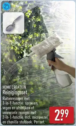 ALDI Home Creation Reinigingsset aanbieding