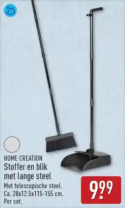 ALDI Home Creation Stoffer en blik met lange steel aanbieding