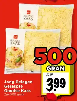 Vomar Voordeelmarkt Jong Belegen Geraspte Goudse Kaas aanbieding