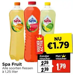 Vomar Voordeelmarkt Alle Spa Fruit aanbieding