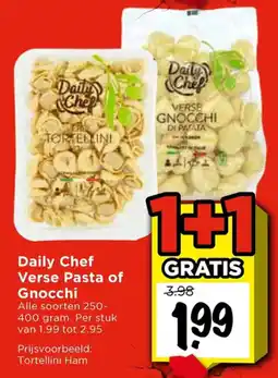 Vomar Voordeelmarkt Daily Chef Verse Pasta of Gnocchi aanbieding