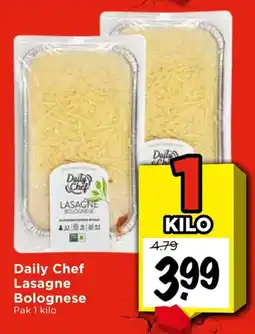 Vomar Voordeelmarkt Daily Chef Lasagne Bolognese aanbieding