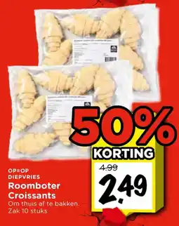 Vomar Voordeelmarkt Roomboter Croissants aanbieding