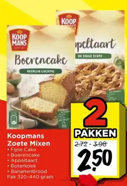 Vomar Voordeelmarkt Koopmans Zoete Mixen aanbieding