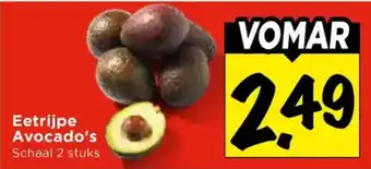 Vomar Voordeelmarkt Avocado's aanbieding