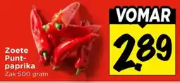 Vomar Voordeelmarkt Punt-paprika aanbieding