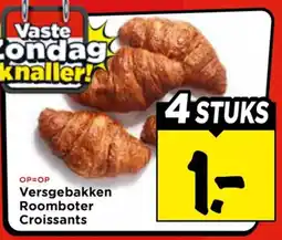 Vomar Voordeelmarkt Versgebakken Roomboter Croissants aanbieding
