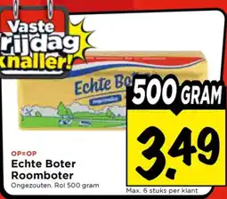 Vomar Voordeelmarkt Echte Boter Roomboter aanbieding
