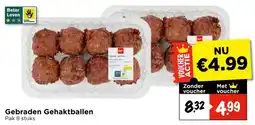 Vomar Voordeelmarkt Gebraden Gehaktballen aanbieding
