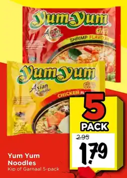 Vomar Voordeelmarkt Yum Yum Noodles aanbieding