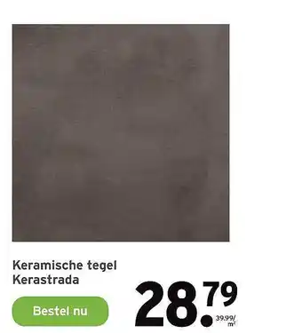 GAMMA Keramische Tegel Kerastrada aanbieding