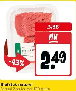Jumbo Biefstuk naturel aanbieding