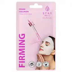Kruidvat Stay Well Vegan Collagen Firming Sheet Mask aanbieding