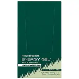 Holland & Barrett Precision Engineered cadeau | Holland & Barrett Energy Gel Unflavoured - 12 x 50g aanbieding