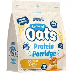 Holland & Barrett Precision Engineered cadeau | Applied Nutrition Critical Oats Protein Porridge Golden Syrup - 600g aanbieding