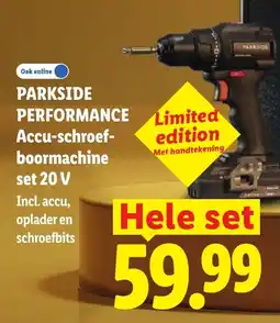 Lidl Parkside Accu-schroefboormachine aanbieding