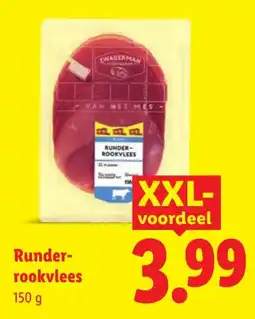 Lidl Runder-rookvlees aanbieding