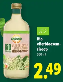 Lidl Solevita Bio vlierbloesemsiroop aanbieding