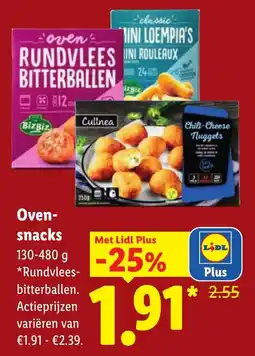 Lidl Rundvleesbitterballen aanbieding