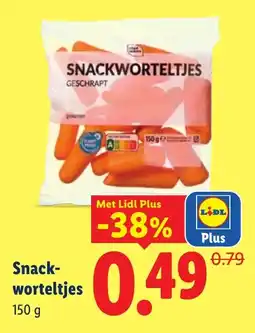 Lidl Snackworteltjes aanbieding