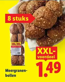 Lidl Meergranen-bollen aanbieding