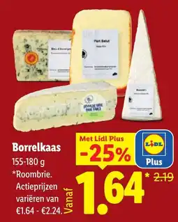 Lidl Borrelkaas aanbieding