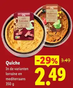 Lidl Quiche aanbieding