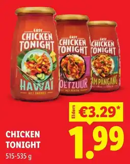 Lidl Chicken Tonight aanbieding