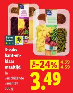 Lidl Chef Select 3-vaks kant-en-klaar maaltijd aanbieding
