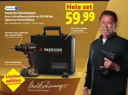 Lidl Parkside performance accu-schroefboormachine set aanbieding